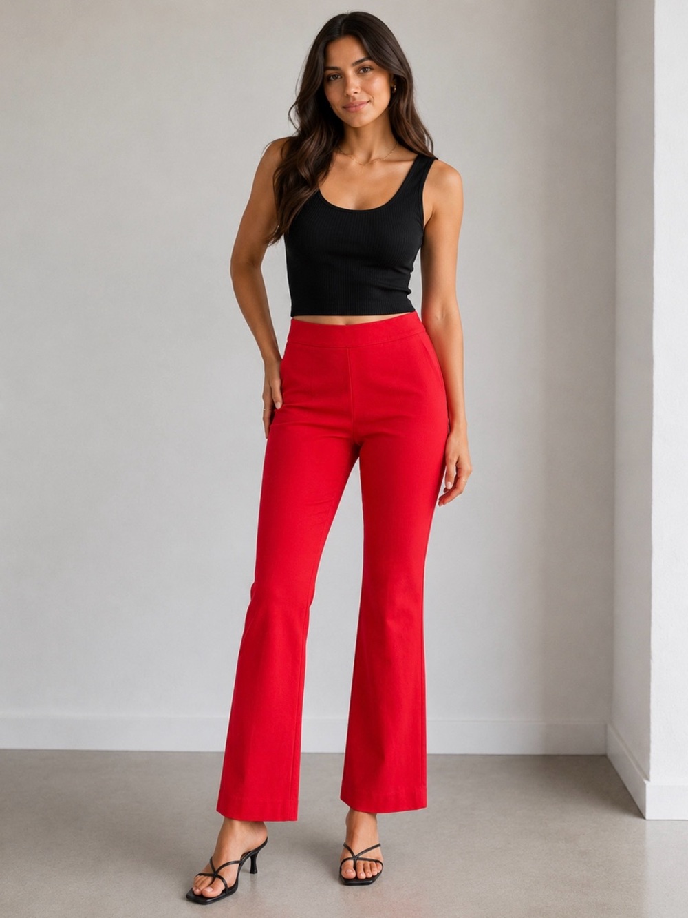 Spanx red pants
